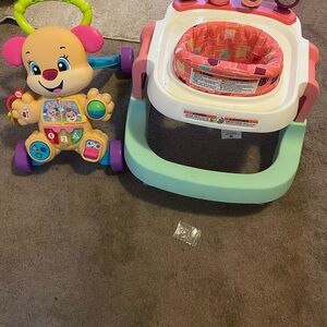 Colorful Baby Walker and Activity Toy Set
